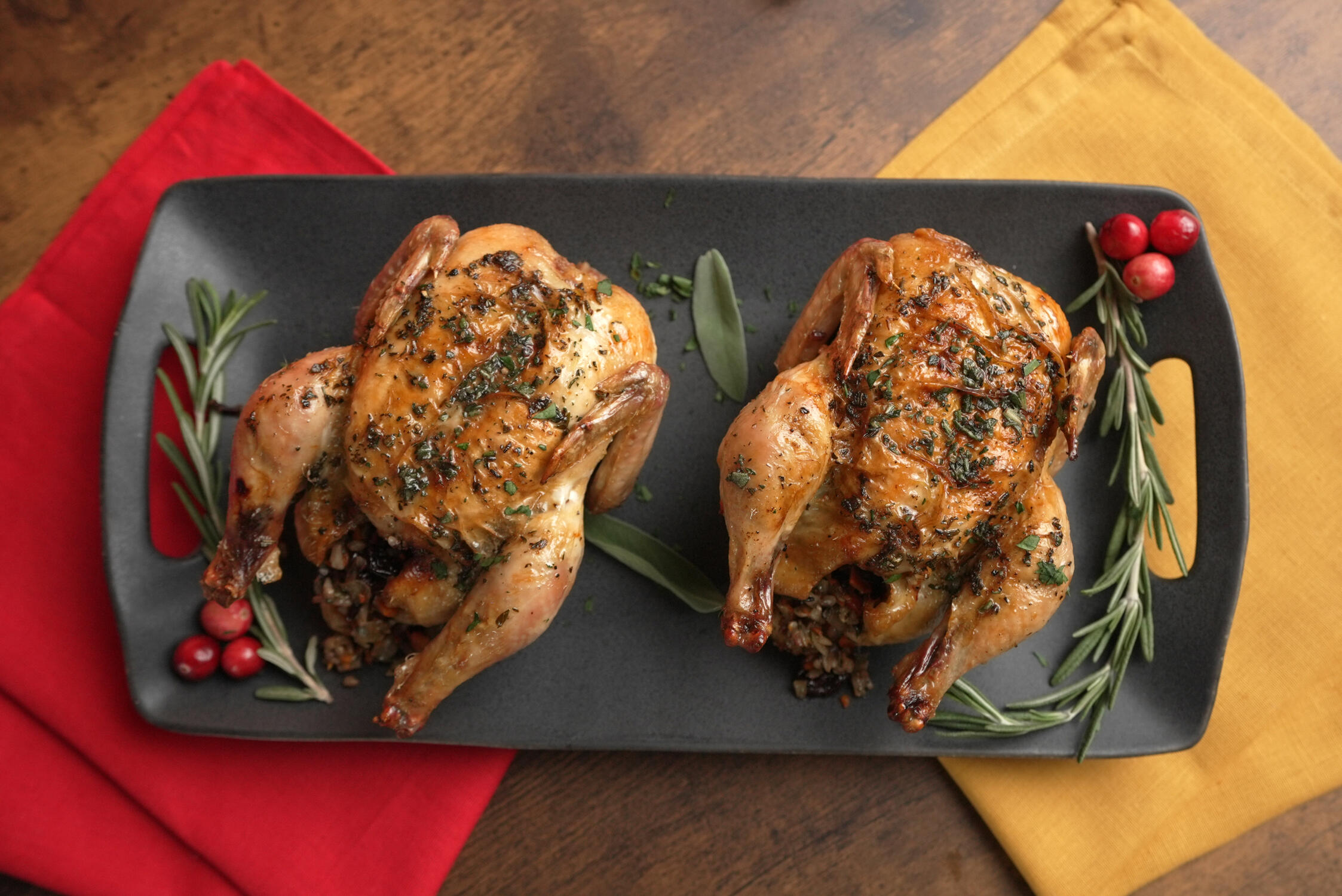 Roasted Cornish Hens